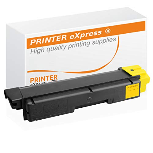 PRINTER eXpress Super XL Toner ersetzt TK-580Y, TK-580YE, TK580 für Kyocera Mita FS-C5150 DN, FSC5150, FS-C 5150DN Drucker gelb von PRINTER eXpress