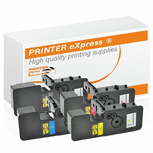 PRINTER eXpress Toner 4er Set ersetzt Kyocera TK-5230K, TK-5230C, TK-5230M, TK-5230Y, TK-5230 für Kyocera ECOSYS M-5521, M-5521CDN, M-5521CDW, P-5021, P-5021CDN, P-5021CDW Drucker von PRINTER eXpress