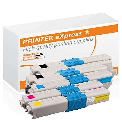 PRINTER eXpress Toner 5er Set für Oki C301 C301DN C321 C321DN MC332 MC332DN MC342 MC342DN MC342DNW Drucker von PRINTER eXpress