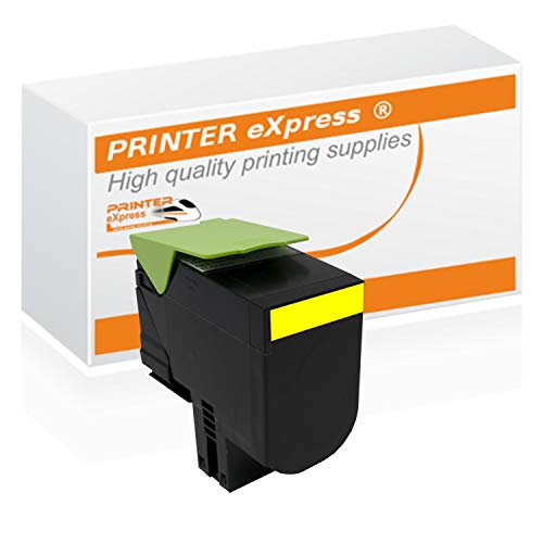 PRINTER eXpress Toner kompatibel mit Lexmark 71B20Y0 für CS317 CS317DN CS417 CS417DN CS517 CS417DE CX317 CX317DN CX417 CX417DN CX517 CX417DE gelb von PRINTER eXpress