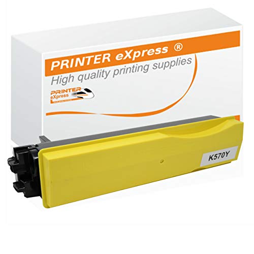 PRINTER eXpress Toner ersetzt TK-570Y, TK-570, 1T02HGAEU0 für ECOSYS P7035, P7035CDN, FS-C5400, FS-C5400DN Drucker mit 12.000 Seiten gelb von PRINTER eXpress