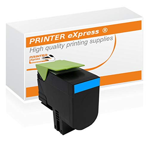 PRINTER eXpress Toner kompatibel mit Lexmark 71B20C0 für CS317 CS317DN CS417 CS417DN CS517 CS417DE CX317 CX317DN CX417 CX417DN CX517 CX417DE Cyan von PRINTER eXpress
