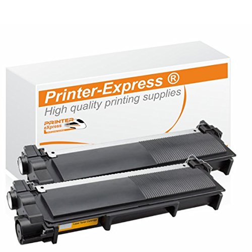 PRINTER eXpress XL 2er Set Toner kompatibel mit Dell 593-BBLR, 593-BBLH, 593BBLR, 593BBLH für Dell E310 / E510 / E514 / E515 d DN dnf Drucker von PRINTER eXpress
