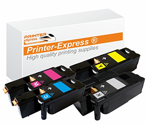 PRINTER eXpress XL Toner 4er Set ersetzt Dell 7C6F7, 593-11130, 5R6J0, 593-11129, XY7N4, 593-11131, 4J0X7, 593-11128 Toner für Dell C1660 C1660W C-1660 C-1660W Drucker von PRINTER eXpress