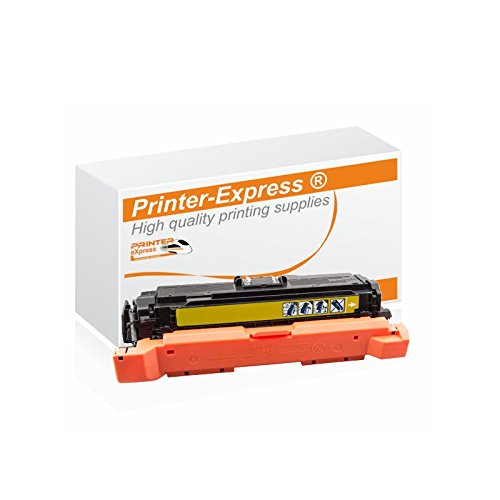 PRINTER eXpress XL Toner 6.000 Seiten kompatibel mit HP CE402A CE 402A 507A 507X für Laserjet Enterprise 500 Color M 551 / MFP M 570 / M 575 Serie gelb von PRINTER eXpress