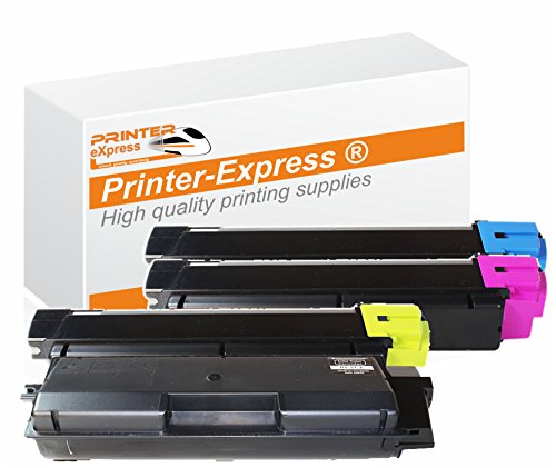 PRINTER eXpress XL Toner Multipack kompatibel mit TK-590K, TK-590BK, TK-590C, TK-590CY, TK-590M, TK-590MA, TK-590Y, TK-590YE TK590 für FS-C2026 FS-C2126 FS-C2526 FS-C2626 FS-C5250 MFP Plus DN von PRINTER eXpress