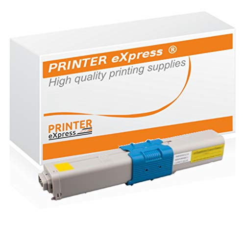 PRINTER eXpress XL Toner ersetzt Oki C301, C321, 44973533 für Oki C301 C301DN C321 C321DN / MC332 MC332DN MC342DN MC342 MC342DNW Drucker gelb von PRINTER eXpress