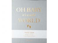 Printworks Fotoalbum Baby It's a Wild World. Szary von PRINTWORKS