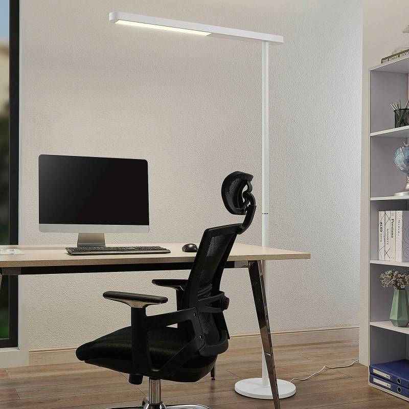 Prios Jalima LED-Office-Stehleuchte, weiß von PRIOS