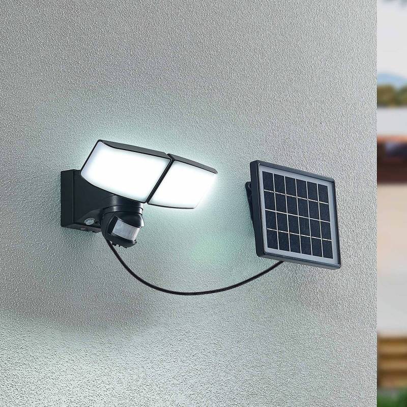Prios Kalvito LED-Solar-Wandstrahler Sensor, 2-fl. von PRIOS