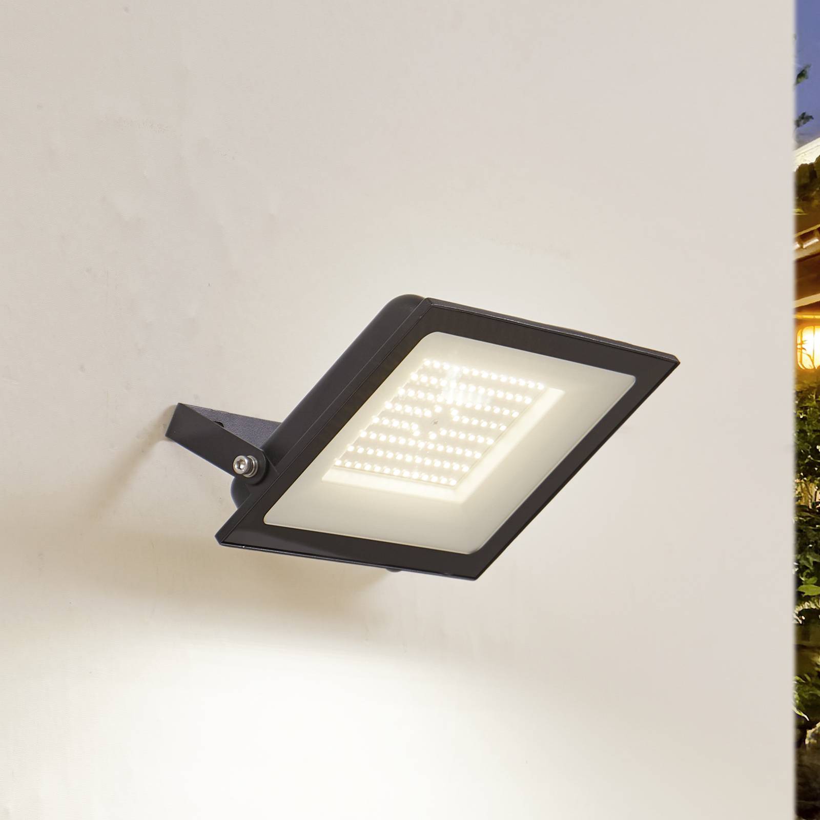 Prios LED-Außenstrahler Maikel, 100W, 8000lm, Metall Prios LED-Außenstrahler Maikel, 100W, 8000lm, Metall von PRIOS
