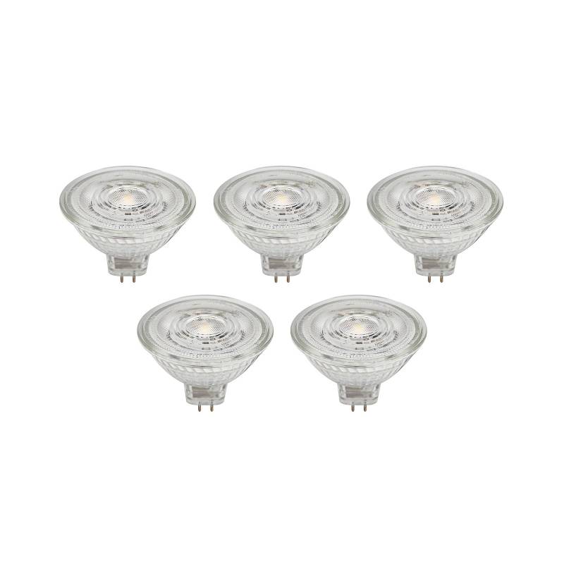 Prios LED-Reflektor GU5,3 4,3W 345lm 36° klar 840 5er-Set von PRIOS