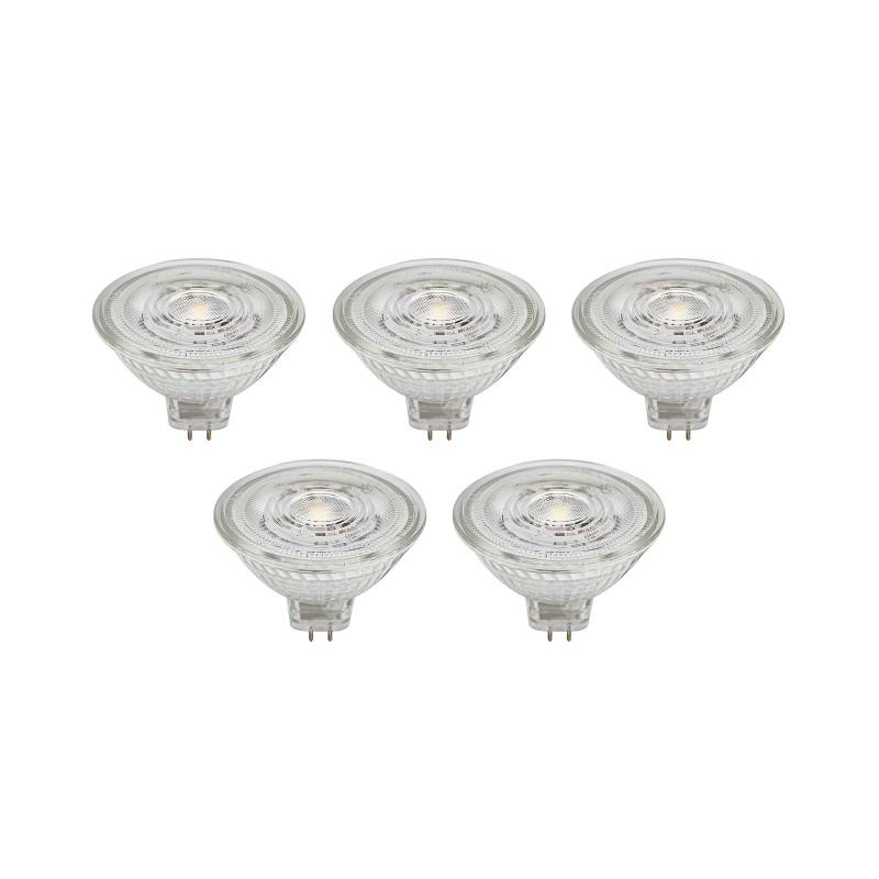Prios LED-Reflektor GU5,3 4,9W 500lm 36° klar 840 5er-Set von PRIOS