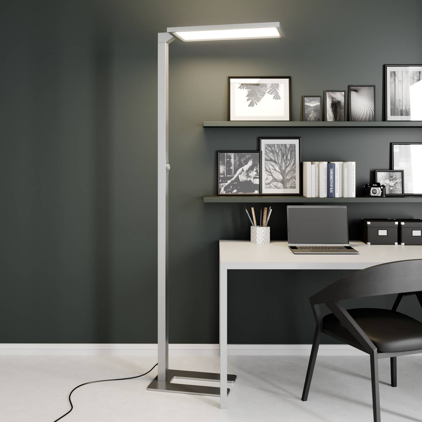 Prios Lexo LED-Office-Stehleuchte mit Dimmer von PRIOS