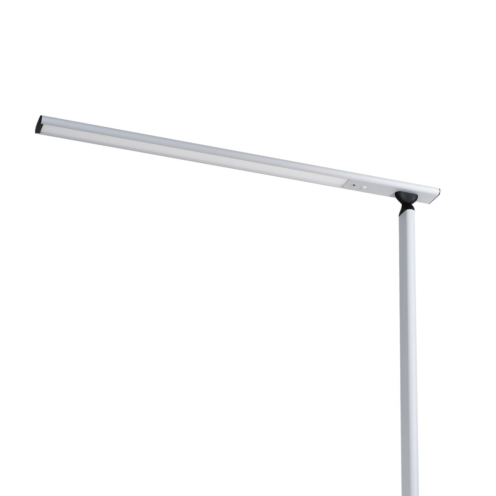 Prios Zyair LED-Büro-Stehleuchte, silber 108,4 cm von PRIOS