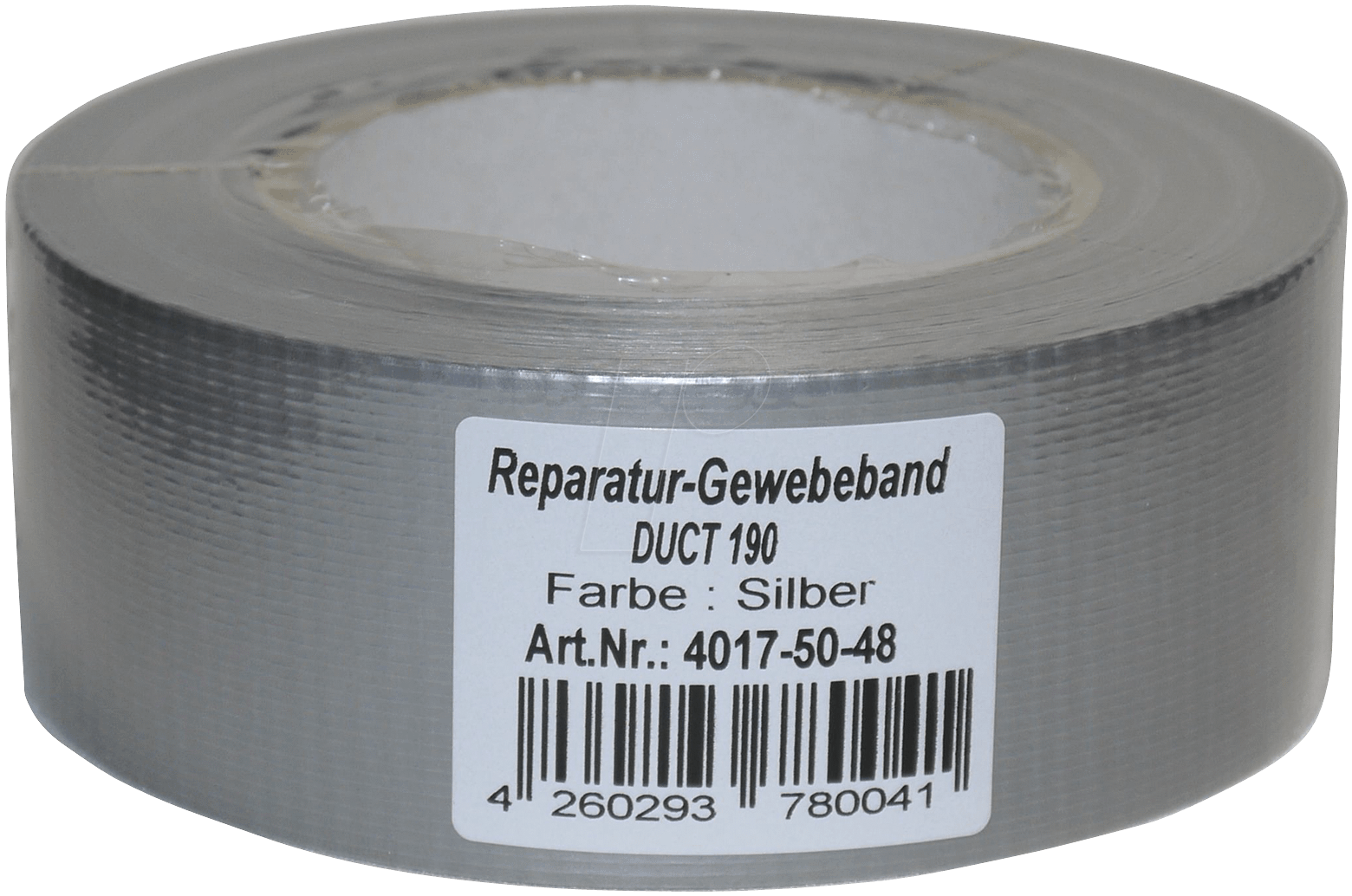 DUCT 190SI - Gewebeband, 48 mm x 50 m, silber von PRIOTEC