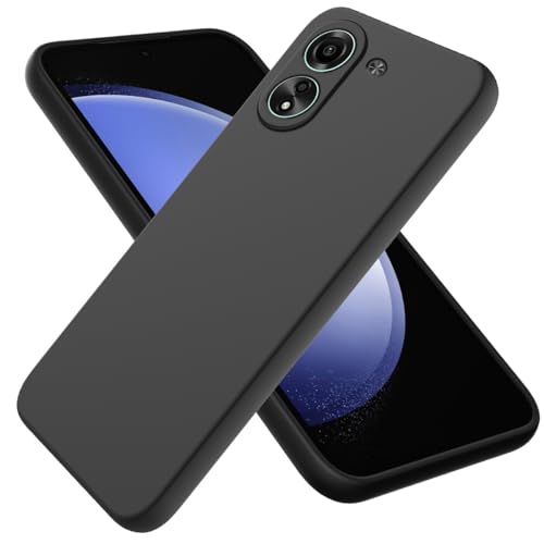 PRISMA ONLINE Schutzhülle für Xiaomi Poco C65 - REDMI 13C TPU-Gel, Schwarz, flexibel, ultraweich, Flüssigsilikon, Schwarz, kompatibel mit C 65 13 C 6,74 Zoll Case 2023 von PRISMA ONLINE