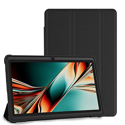 PRITOM 7-Zoll-Tablet Android 11, 4 GB (2+2 Expand), 32 GB, (erweiterbar um 128 GB) Tablet-PC mit Quad-Core-Prozessor, 3500 mAh, HD-IPS-Display, Doppelkamera, WLAN, Bluetooth von PRITOM