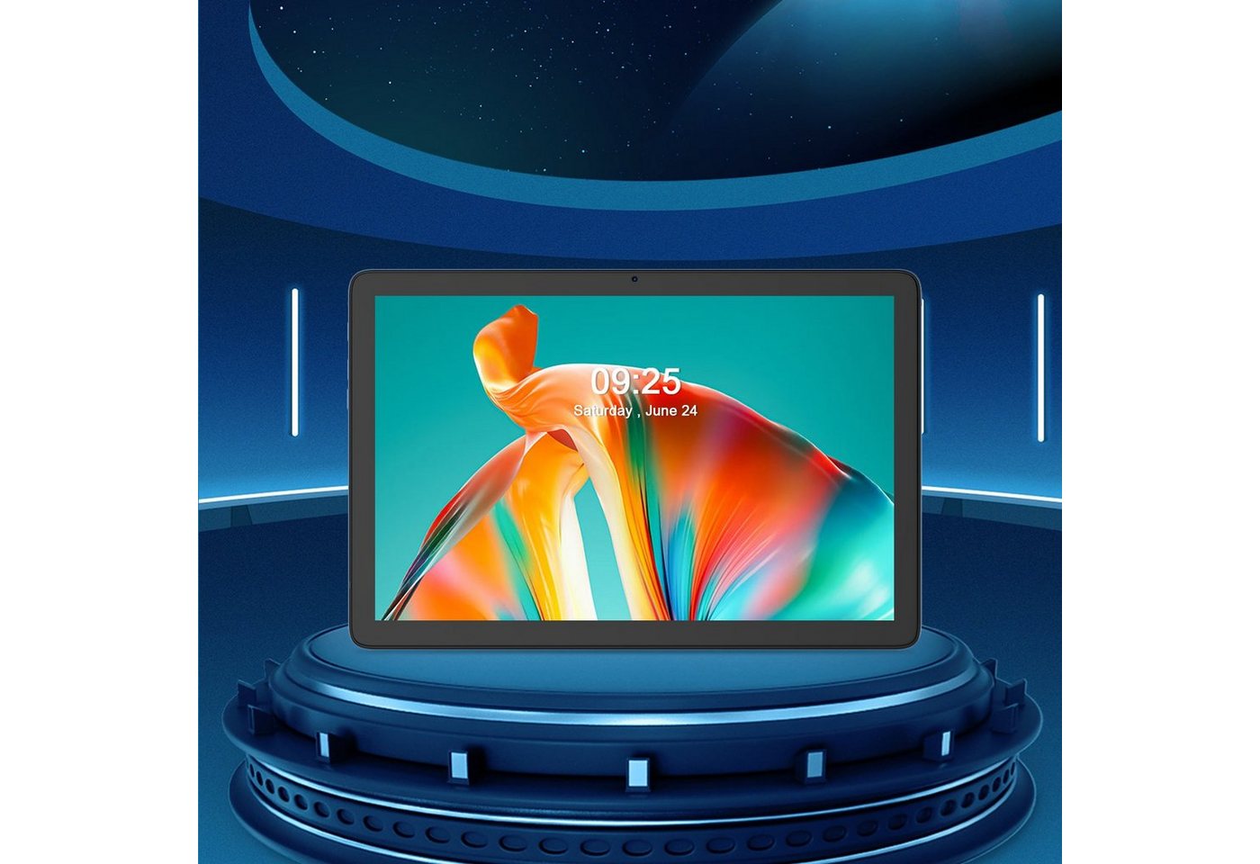 PRITOM IPS-LCD-Tablet, 8G RAM, 128G ROM, Tablet (10, Android 13, Octa-Core-CPU, Blau)" von PRITOM