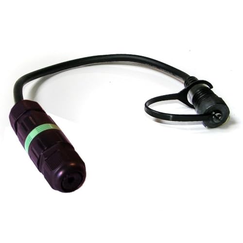 230V Verlängerung Netzadapter 0,5 m wasserdicht • Steckverbinder Buchse Netzverlängerungskabel für Lichterketten • IP67 Gartenbeleuchtung Outdoor von PRO CONNECT