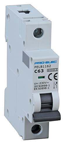 63A einpolig, MCB, C-Kurve, 6kA 63A einpolig, MCB, C-Kurve, 6kA von PRO-ELEC