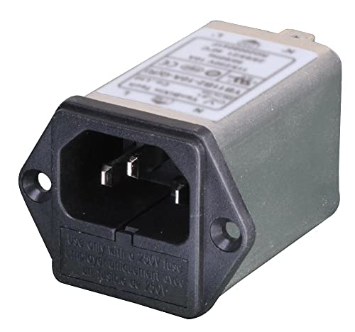 IEC gefilterter Einlass, 250 V AC, 2 A Doppelsicherung von PRO-ELEC