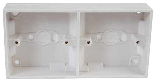 PRO ELEC PELB1646 Unterputzdose mit 2 Fächern, 32 mm, Weiß PRO ELEC PELB1646 Unterputzdose mit 2 Fächern, 32 mm, Weiß von PRO-ELEC