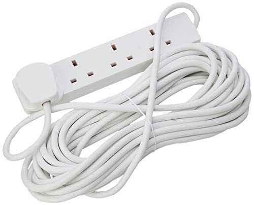 PRO ELEC PELB1906 Verlängerungskabel, 4-Fach, 10 m, Weiß PRO ELEC PELB1906 Verlängerungskabel, 4-Fach, 10 m, Weiß von PRO-ELEC