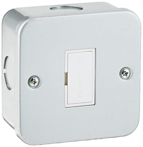 Pro Elec 9012 13 A Metallplatte, abgesichert, ungeschaltete Anschlusseinheit von PRO-ELEC