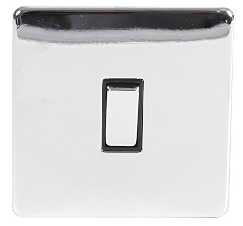 Pro Elec PC1801 Lichtschalter, 1-fach, poliertes Chrom von PRO-ELEC
