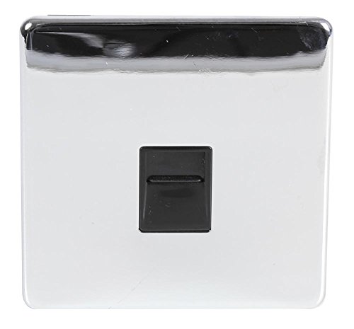 Pro Elec PC18188 Doppelpoliger Schalter, poliertes Chrom, 45 A Pro Elec PC18188 Doppelpoliger Schalter, poliertes Chrom, 45 A von PRO-ELEC