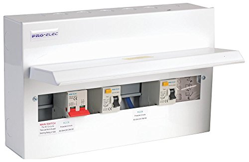 Pro Elec PEL00452 18 Wege Dual RCD Consu Mer Unit (6+6) von PRO-ELEC