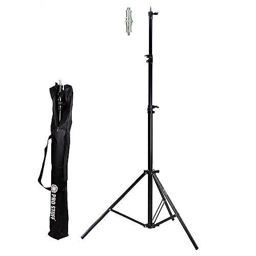 PROSTUFF STA-280 Lichtstativ, Professioneller lampenständer aus solider Stahlkonstruktion mit hoher Tragfähigkeit, inklusive Stativtasche. Luftgepolstertes Lichtstativ 280 cm. Air Cushioned stand. (2) von PRO STUFF