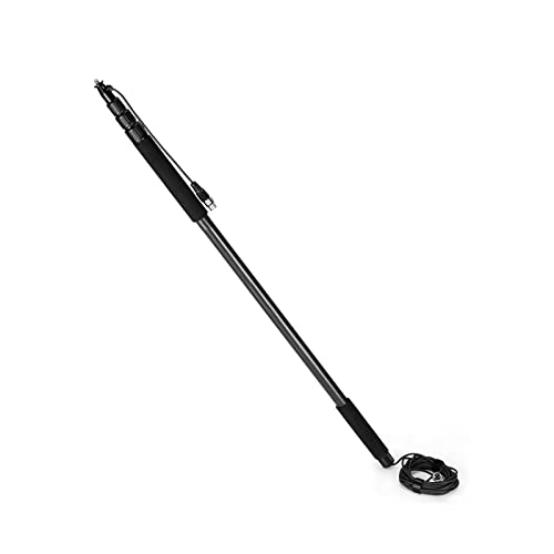 PROAIM 12ft Kohlefaser Boom Pole Shotgun Mikrofonhalter Boom Arm mit 6ft internem XLR Kabel (BP-12C) von PROAIM