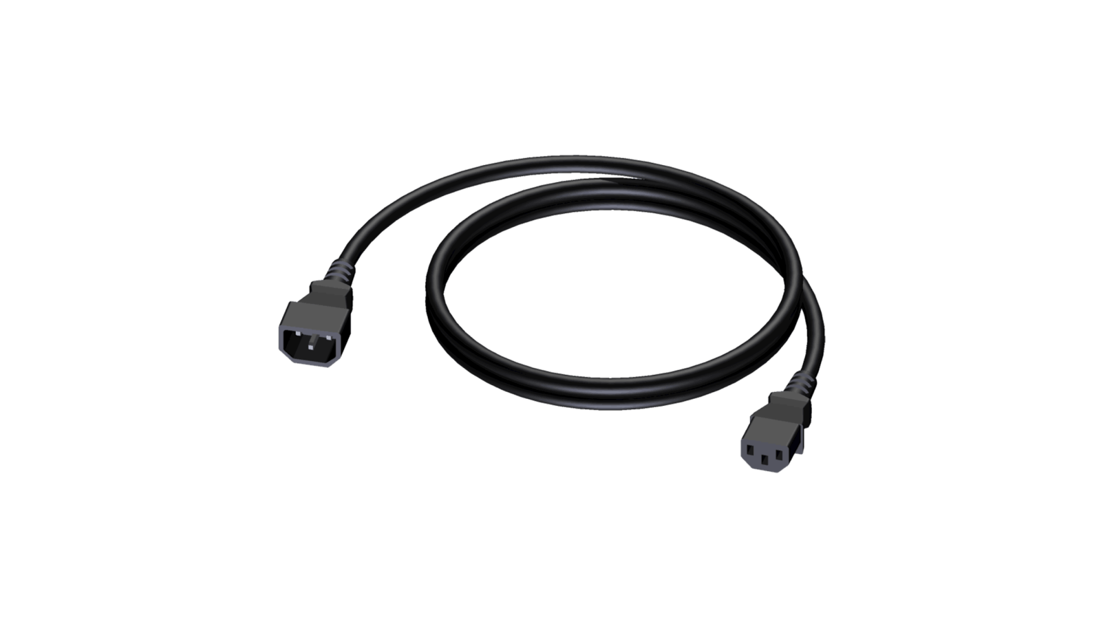 PROCAB CAB480/0.5 Stromkabel 0,5m - Euro-Stecker auf Euro-Buchse - PVC-Mantel - 3 x 1.5 mm² PROCAB CAB480/0.5 Stromkabel 0,5m - Euro-Stecker auf Euro-Buchse - PVC-Mantel - 3 x 1.5 mm² von PROCAB