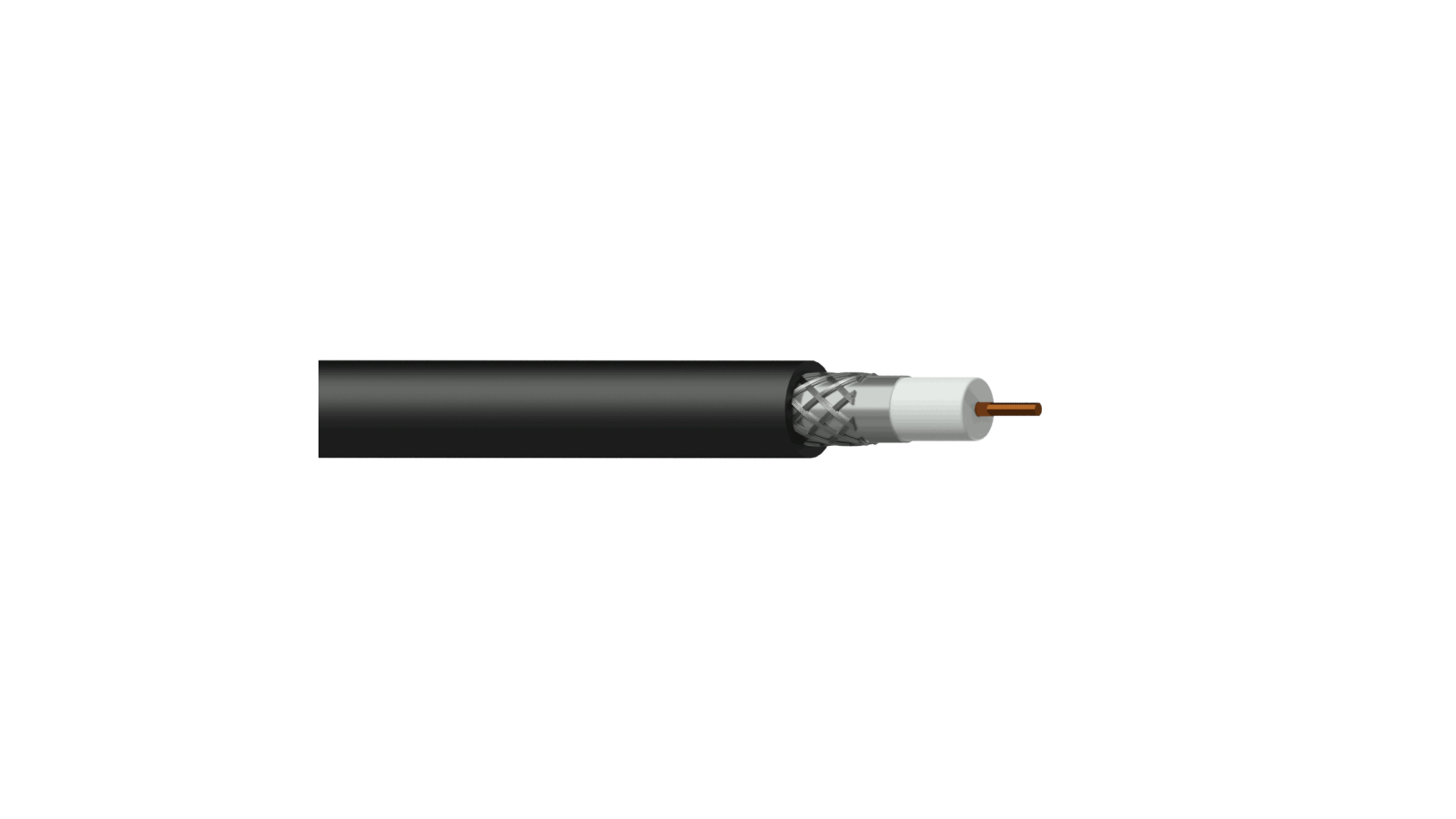 PROCAB CCX160/1 Koaxiales Videokabel 100m - RG6/U - massiv 0.82 mm² - 18 AWG - FlamoFlex™ von PROCAB