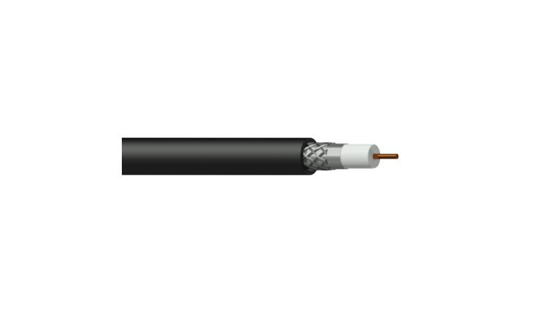 PROCAB CCX160/1 Koaxiales Videokabel 100m - RG6/U - massiv 0.82 mm² - 18 AWG - FlamoFlex™ von PROCAB