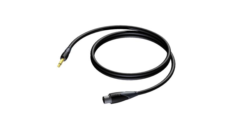 PROCAB CLA591/10 Lautsprecherkabel 6,3mm Klinke mono - XLR 3pol weiblich, Länge: 10 Meter von PROCAB