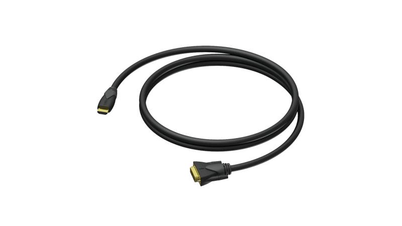 PROCAB CLV160/1.5 DVI-D - HDMI Kabel 1,5m - männlich von PROCAB