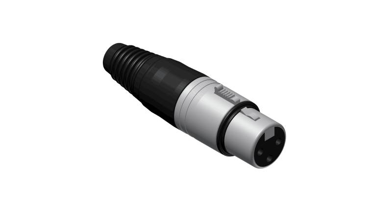 PROCAB VC3FX 3-polig XLR-f Stecker von PROCAB