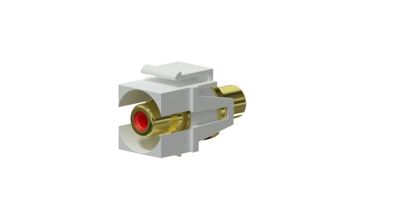 PROCAB VCK107P/W Keystone Adapter - Cinchbuchse auf Cinchbuchse, weiß von PROCAB