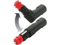 Stecker Sicherheits-Universalstecker (abwinkelbar) mit Bohrung für 3 mm LED ProCar Winkelb.Sicherheits-Unistecker 8A/6-24V 12/24 V 8 A Schraubkontakt von PROCARE