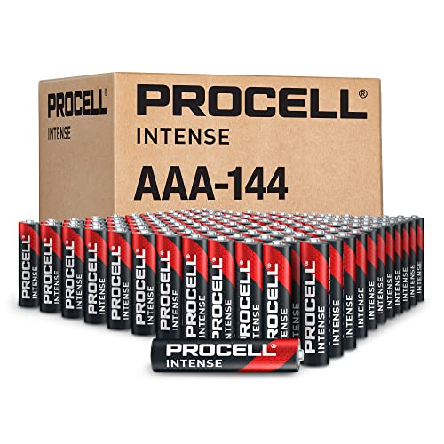 ProCell Intense AAA Hochleistungs-Alkalibatterien (144er Pack), 10 Jahre Haltbarkeit, Bulk Value Pack für High Power Profi-Geräte von PROCELL