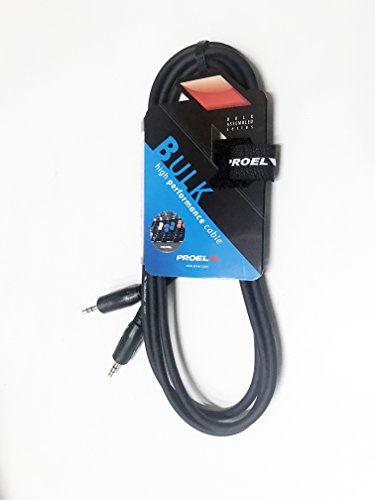 Proel ESO235LU10 Esoteric Audiokabel (6,3mm Mono-Klinke auf XLR 3-polig Stecker, Neutrik-Stecker, 10m, NP2X-HPC250-NC3MXX) schwarz von PROEL