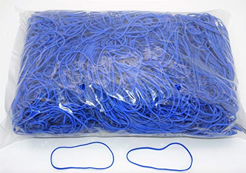 Progom - Gummibänder, 100 (Ø64) mm x 1,7 mm, Blau, 1 kg Beutel von PROGOM