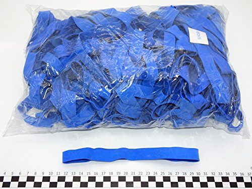 Progom - Gummibänder - 180(Ø115) mm x 15mm - blau - 1 kg beutel von PROGOM