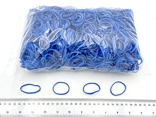 Progom - Gummibänder – 50 (Ø32) mm x 3 mm – blau – 1 kg Beutel von PROGOM