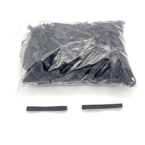 Progom - Gummibänder ohne Latex (TPR) – 100 (Ø64) mm x 10 mm – Farbe: Schwarz – Beutel mit 1 kg von PROGOM