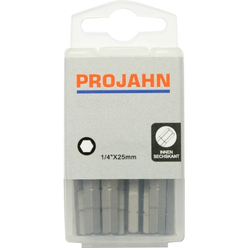 Projahn Bit 6,3 (1/4") für Innensechskant-Schrauben 3,0 mm x 25 mm - 10 Stück von PROJAHN Präzisionswerkzeuge GmbH