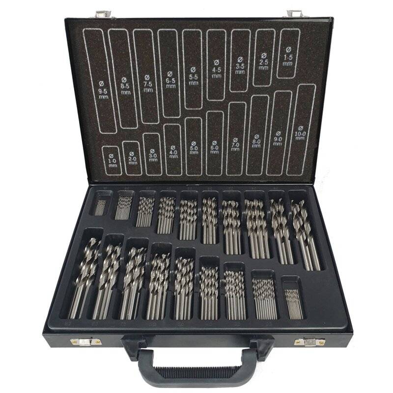 Projahn Metall-Magazin Spiralbohrer BASIC HSS-G DIN 338 - 1 bis 10 mm - 170-teilig von PROJAHN Präzisionswerkzeuge GmbH